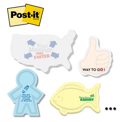 Post-it® Custom Printed Notes Shapes — X-Large - 50 sheet